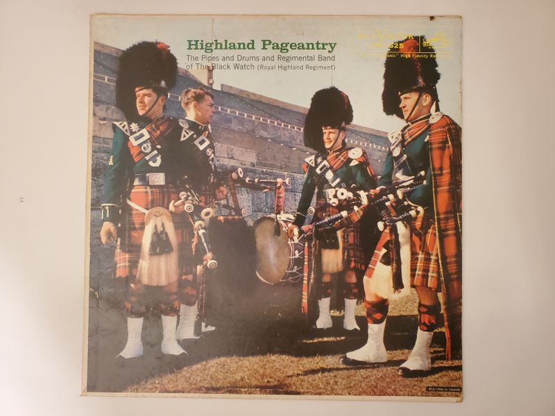 The Pipes and Drums and Regimental Band of The Black Watch (Royal Highland Regiment) Highland Pageantry vinyl record
